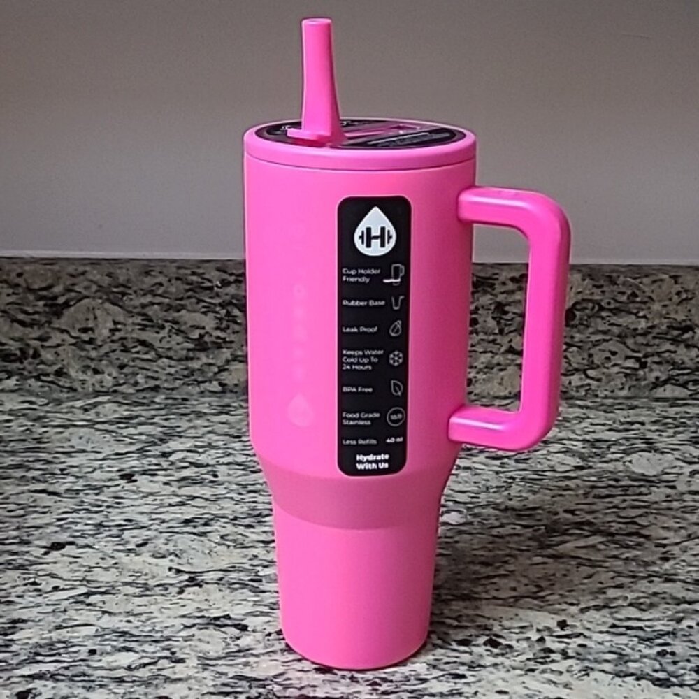 Hydrojug Traveler in Neon Pink
